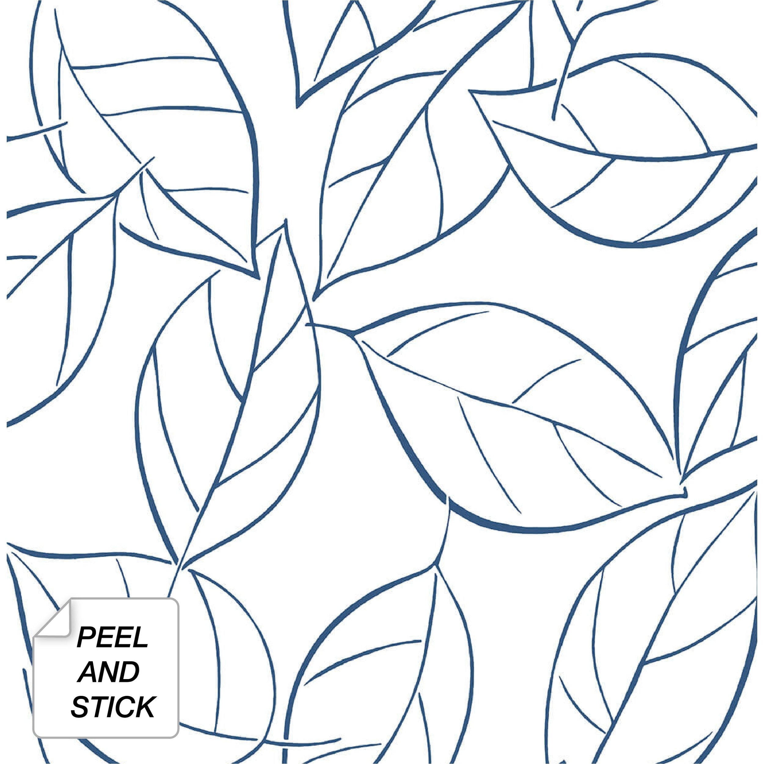 Nextwall Tossed Leaves Peel And Stick Removable Wallpaper