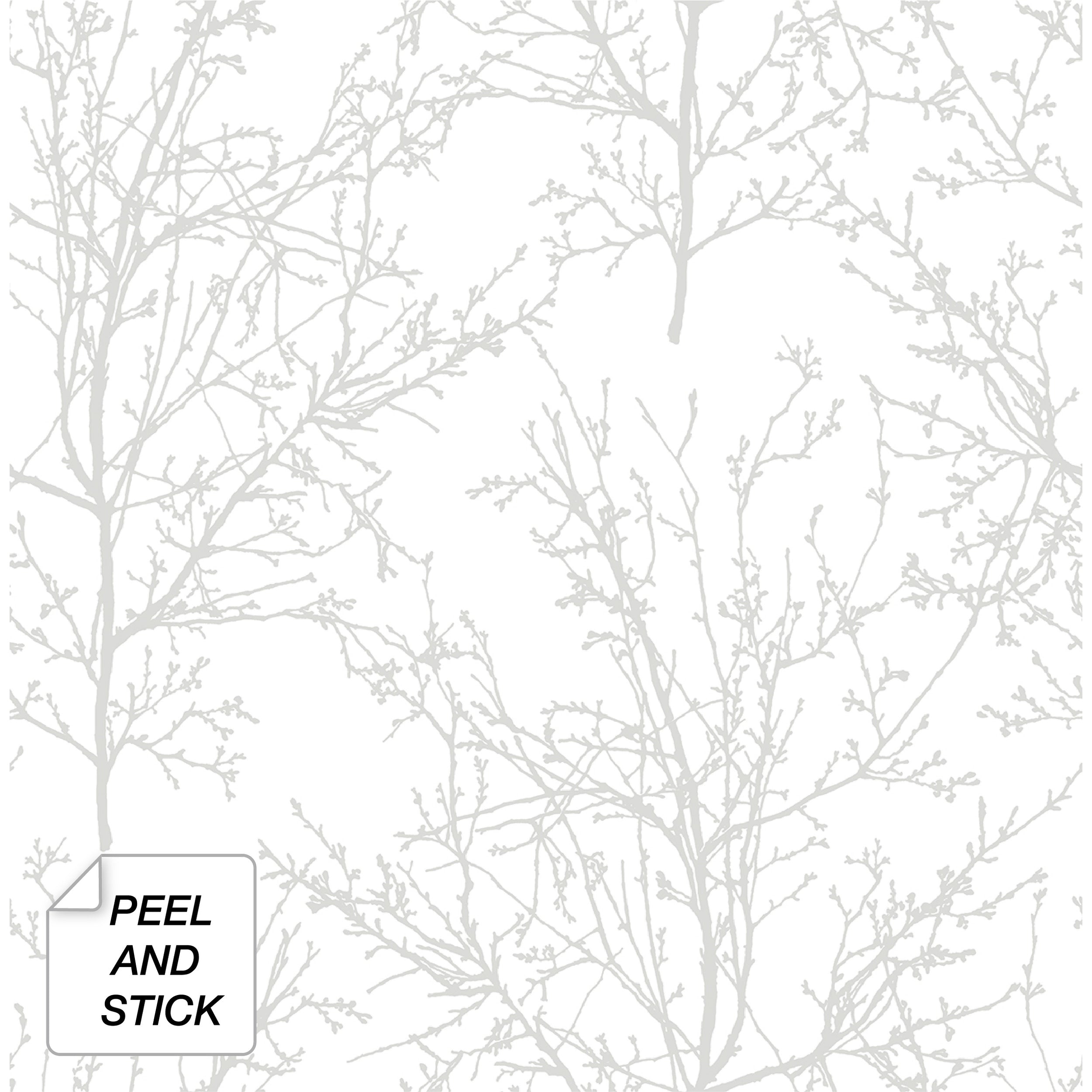 Nextwall Tree Branches Peel And Stick Removable Wallpaper