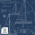 Nextwall Yacht Club Peel And Stick Removable Wallpaper