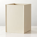 Nezzo White Leather Letter Tray