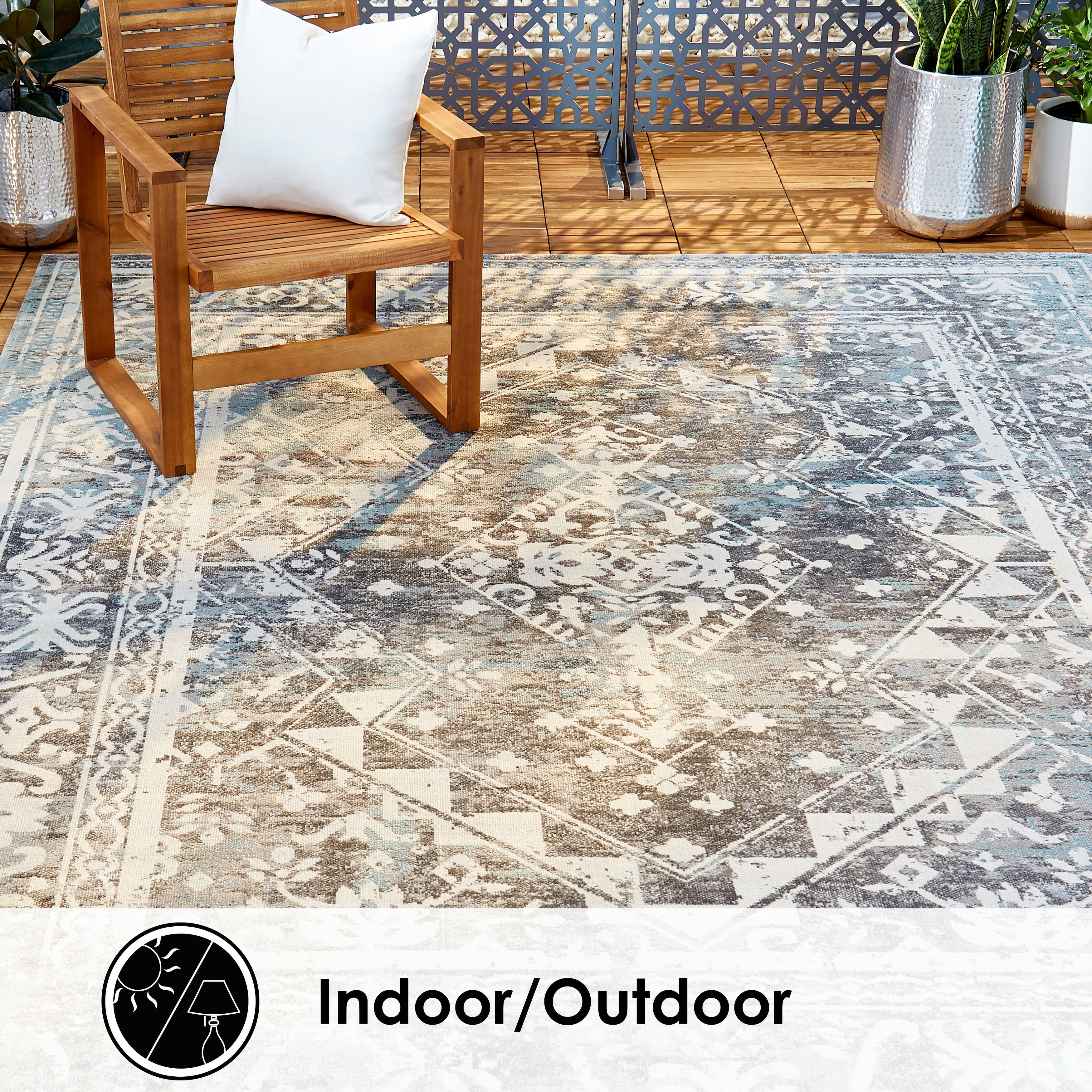 Nicole Miller Patio Sofia Ivy Area Rug N A