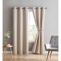 Porch Den Jessamine Thermal Insulated Blackout Curtain Panels With Tie Backs