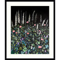 Night Garden By Claire Whitehead Wood Framed Wall Art Print Svelte Noir Black