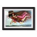 Night And Sleep 1878 Evelyn De Morgan Custom Framed Print