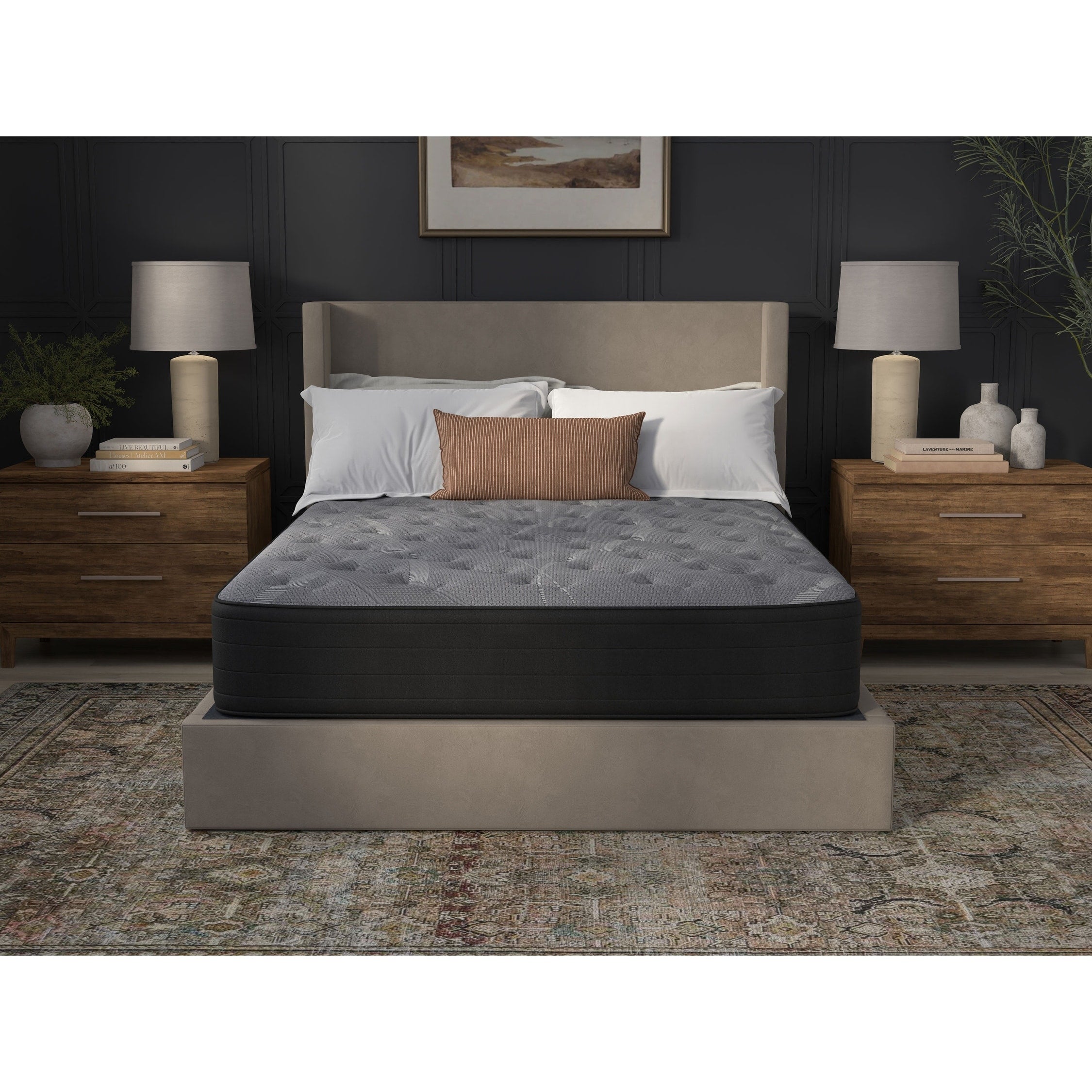 12 Inch Firm Tight Top Memory Foam And Innerspring Hybrid Mattress Certipur Us