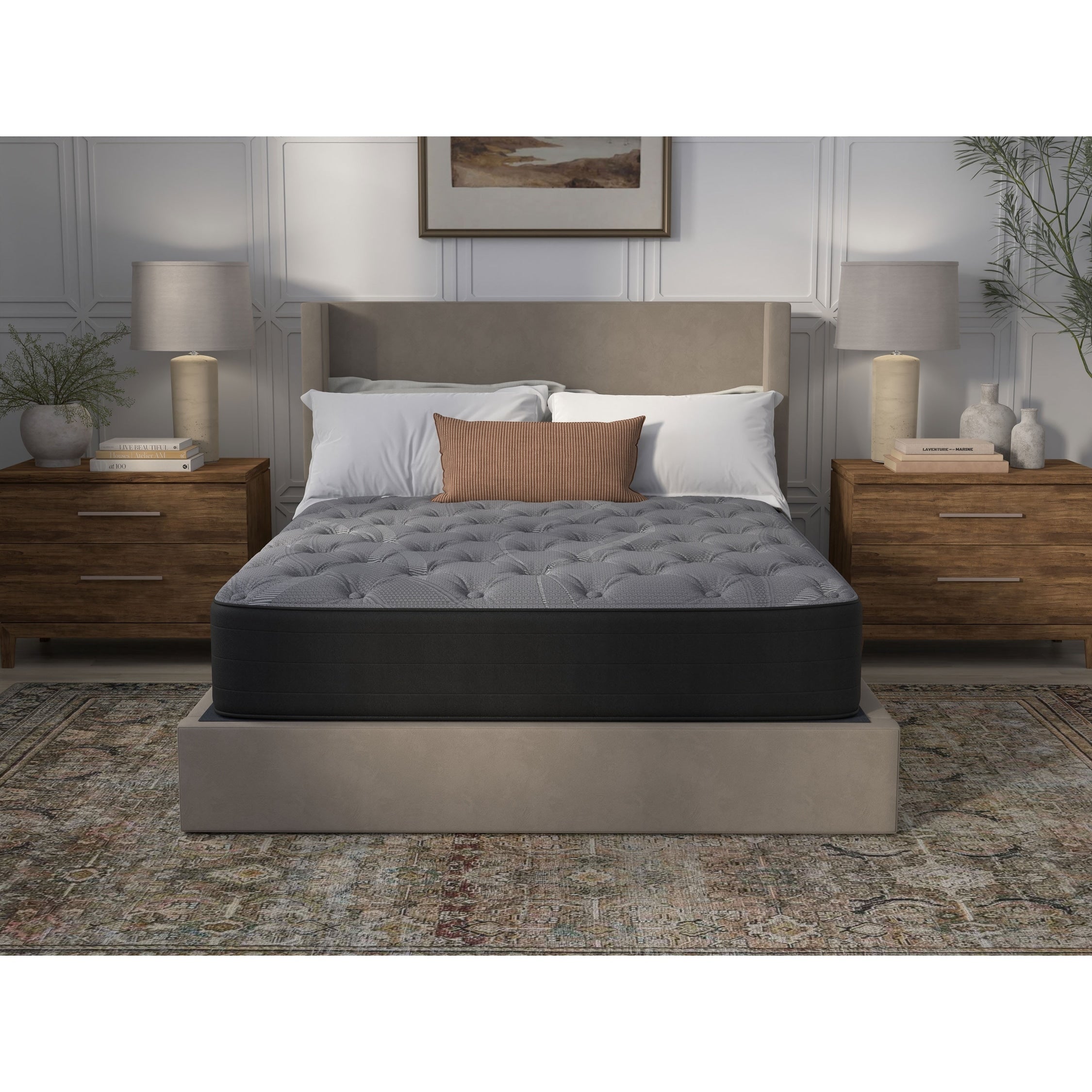 12 Inch Plush Tight Top Memory Foam And Innerspring Hybrid Mattress Certipur Us