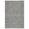 Nikki Chu Xantho Indoor Outdoor Geometric Gray Area Rug