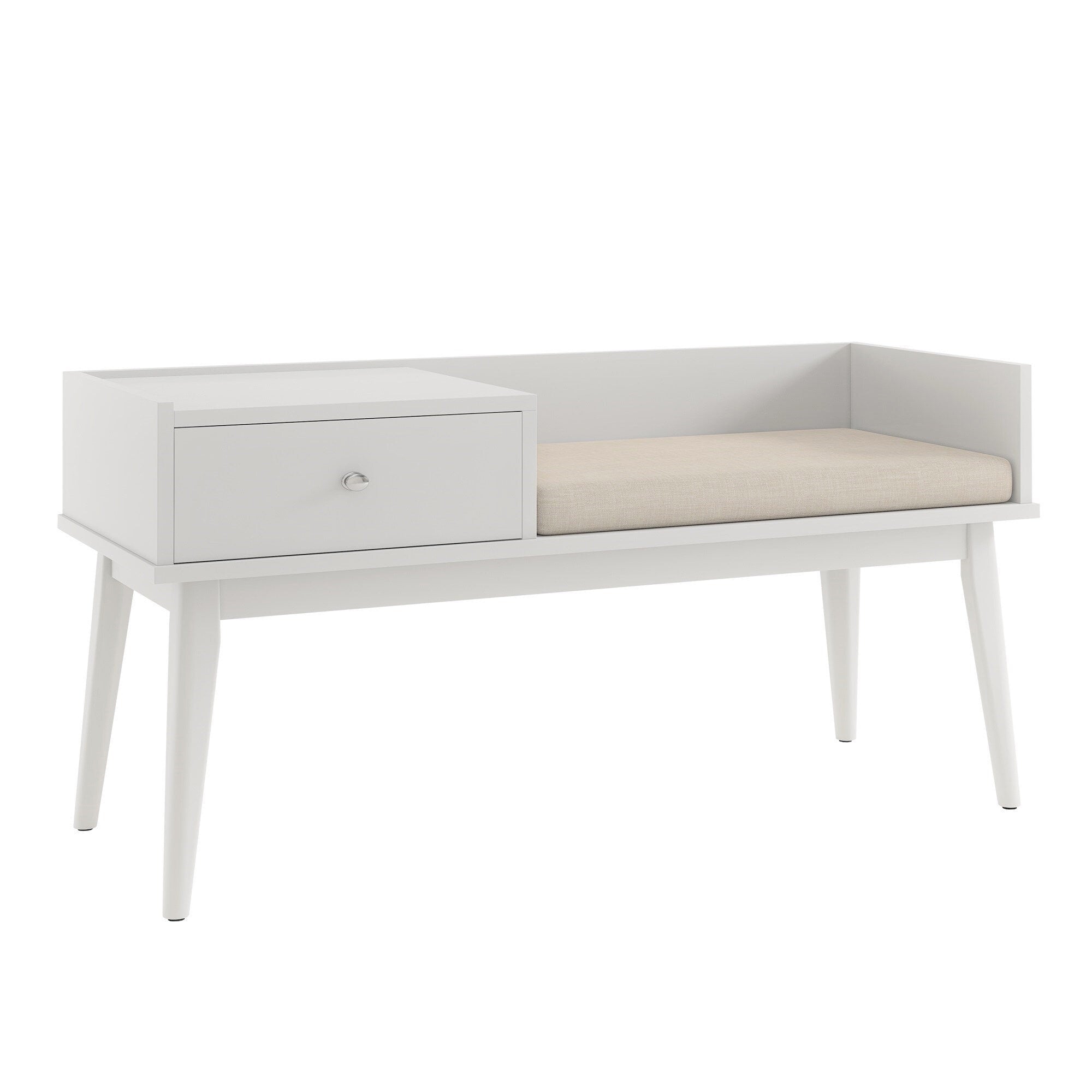 Niklas 1 Drawer Cushioned Entryway Bench Inspire Q Modern