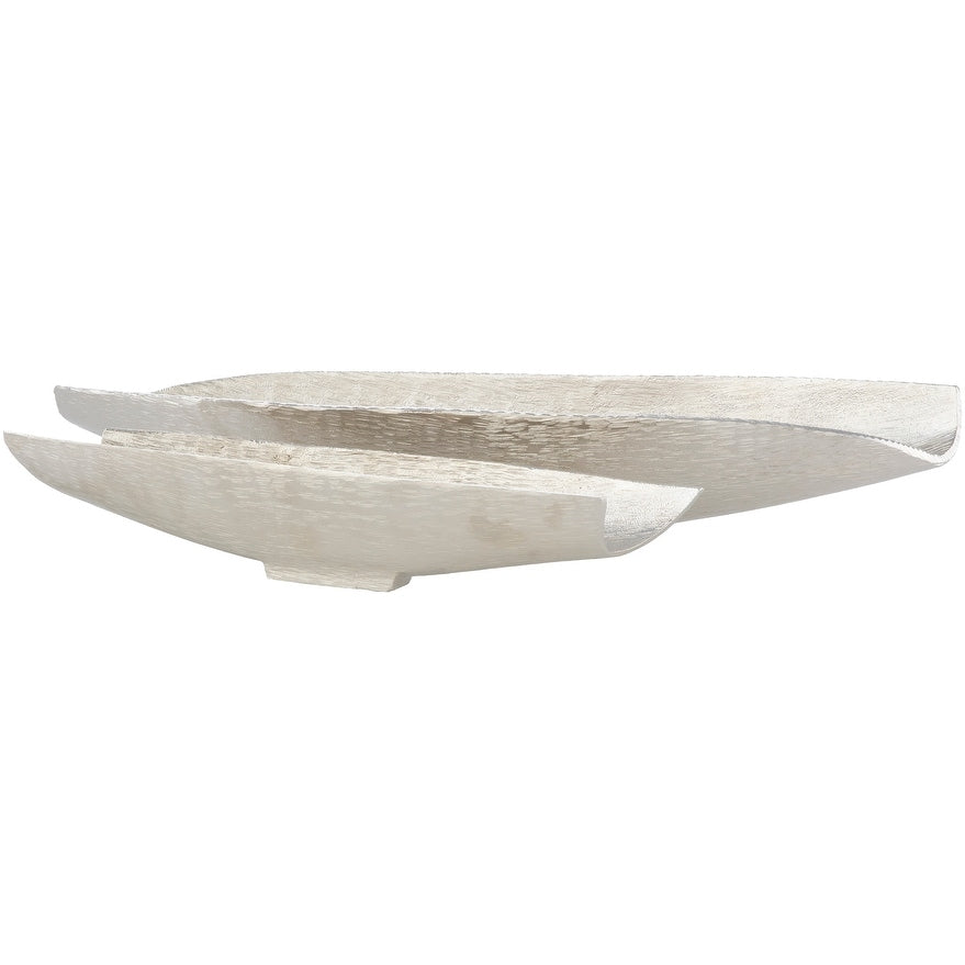Nikos Modern Aluminum Decorative Bowls 2 Pieces 18.5 X 5.5 X 3.25 26 X 6.5 X 4.25