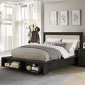 Carbon Loft Noga Transitional Grey Solid Wood Platform Bed