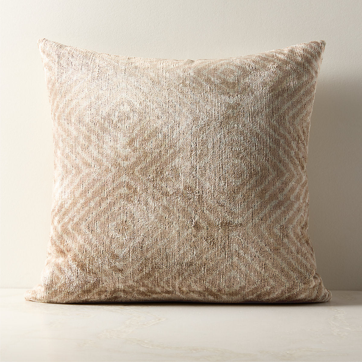Opulent Textures Throw Pillow Set with Down-Alternative Inserts