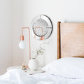 Nina Glass Crystal Round Mirror
