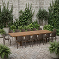 Niro 13 Piece Outdoor Rectangular Extendable Dining Table And Chairs Set