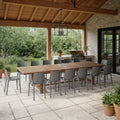 Niro 13 Piece Outdoor Rectangular Extendable Dining Table And Chairs Set