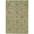 Nirvana Celadon Khaki Wool Viscose Hand Knotted Area Rug