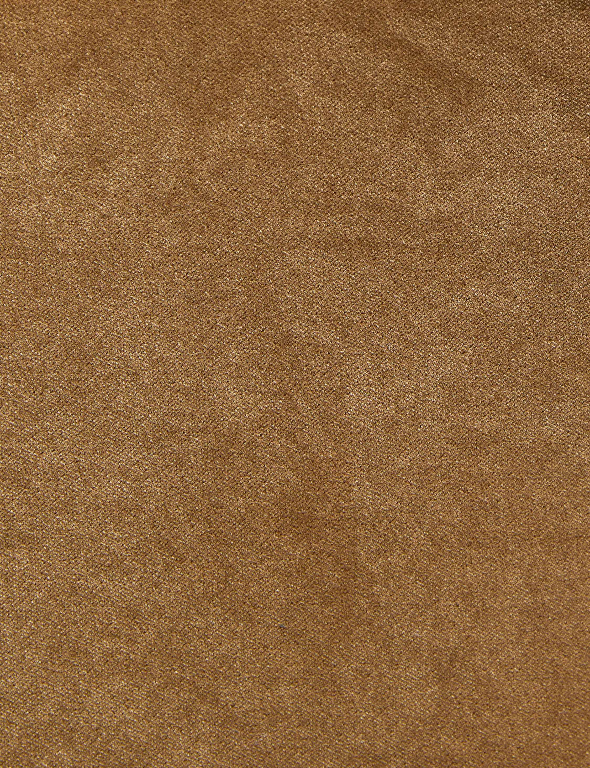 Cognac Velvet Fabric Swatch
