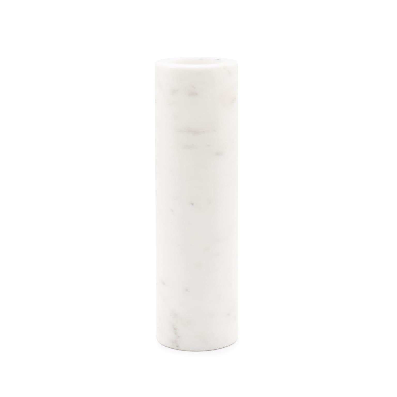 Nizzoli White Vase Cylindrical