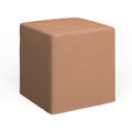 Avanti White No Tip Block Ottoman