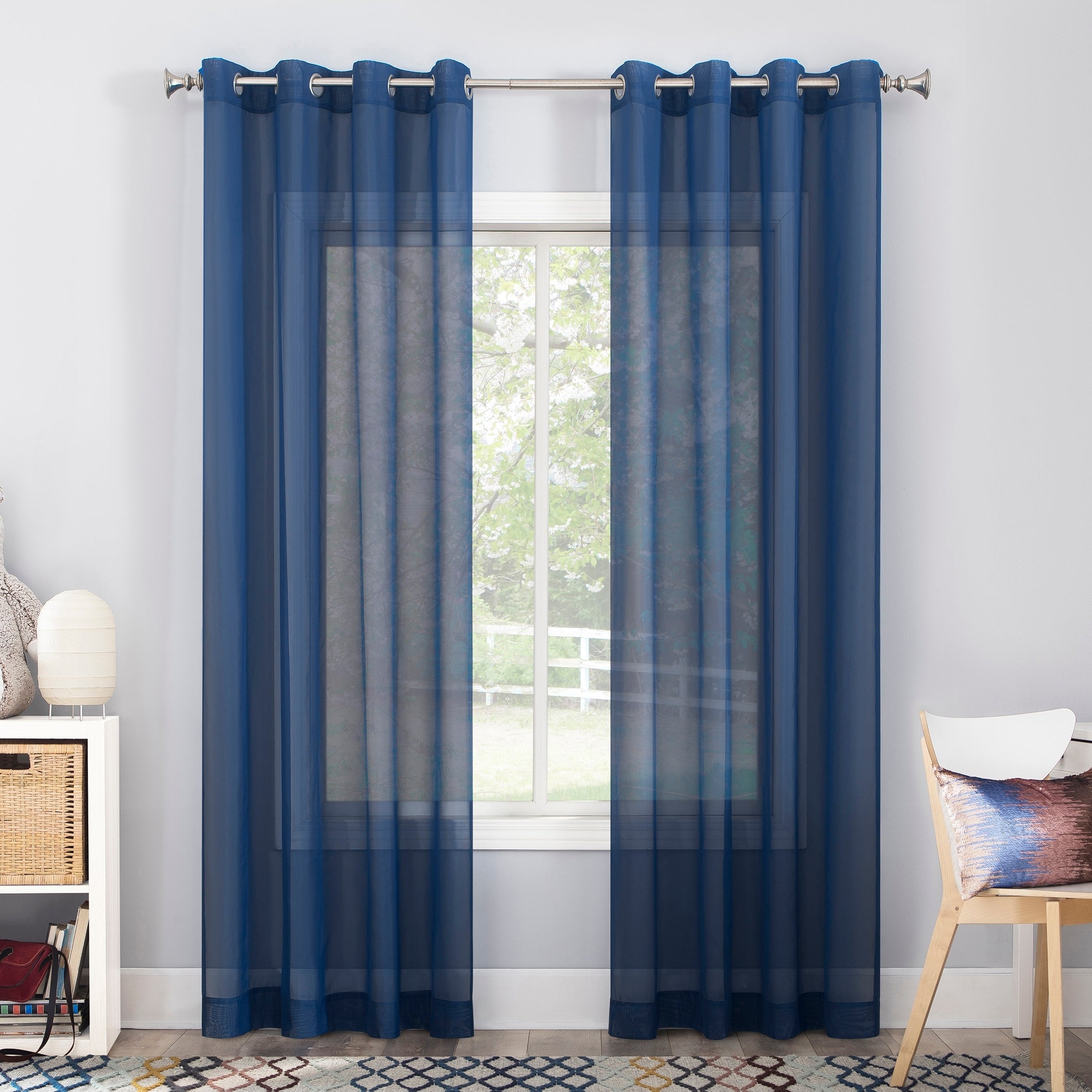 No. 918 Emily Sheer Voile Grommet Curtain Panel