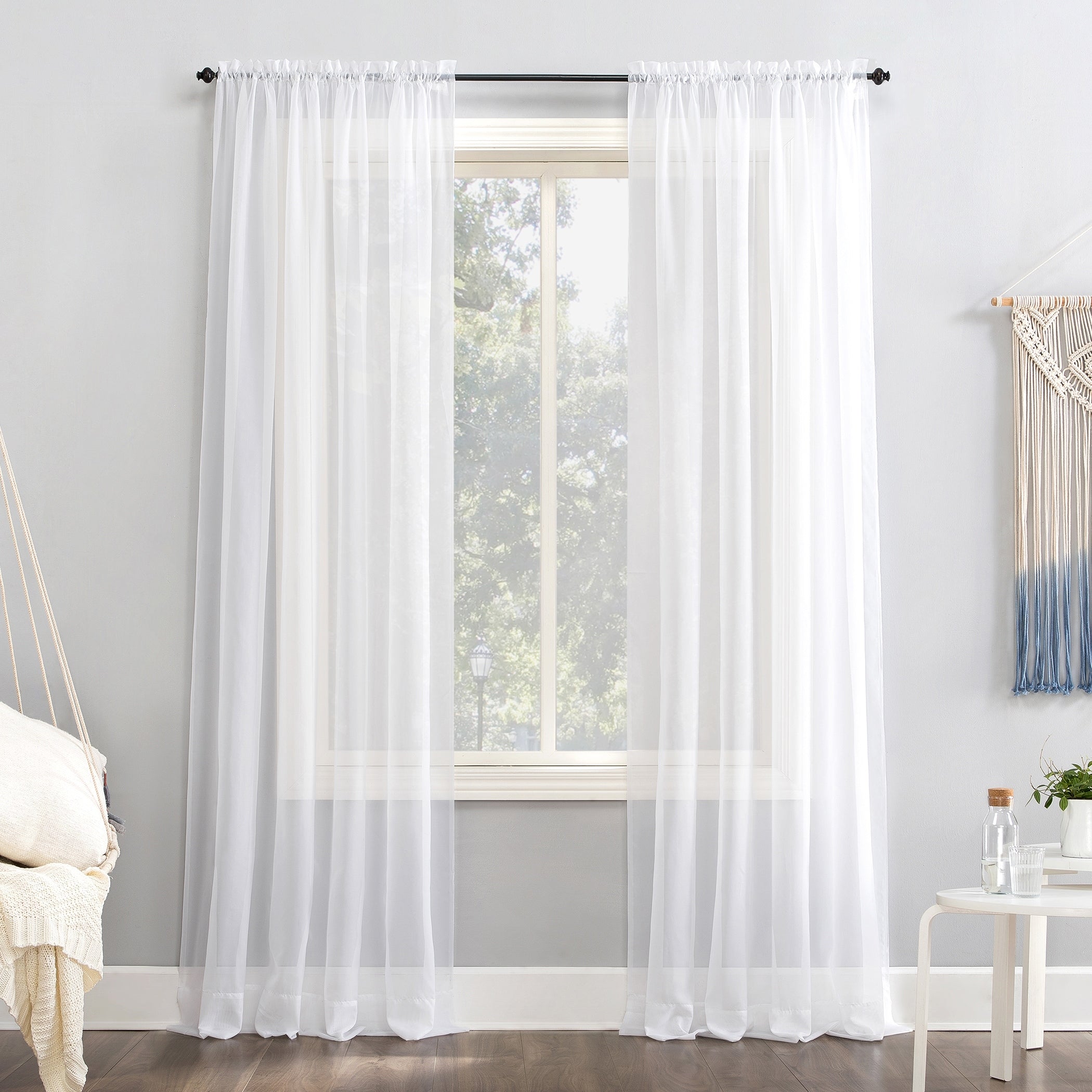 No. 918 Emily Sheer Voile Single Curtain Panel