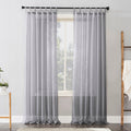 No. 918 Emily Sheer Voile Tab Top Curtain Panel