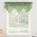 No. 918 Erica Sheer Crush Voile Single Ascot Curtain Valance 51X24