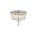 Elegant Lighting Crystal Chandelier Flush Mount Light
