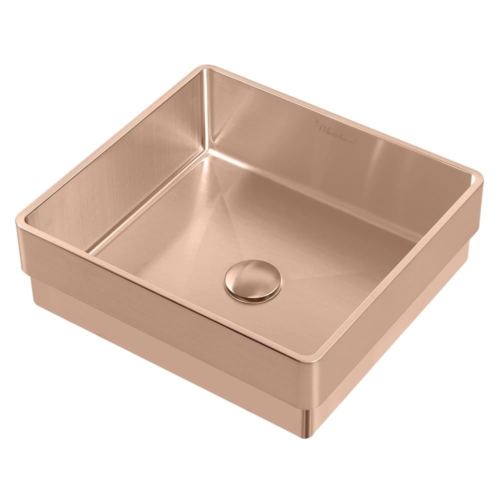 Whitehaus Collection Noah Plus Semi Recessed Basin With Center Drain