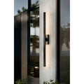 Nocar 48 Outdoor Led Wall Light In Textured Black Textured Black