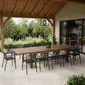 Noma 13 Piece Outdoor Rectangular Extendable Dining Table And Chairs Set
