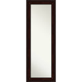 Coffee Bean Brown On The Door Mirror Full Length Mirror Coffee Bean Brown