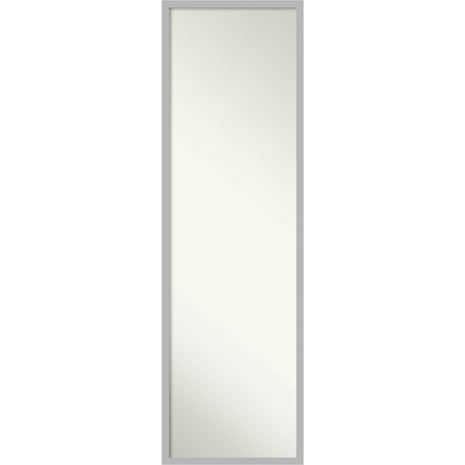 Hera Chrome 15 In. X 49 In. Framed On The Door Mirror Full Length Mirror 15 In. X 49 In.