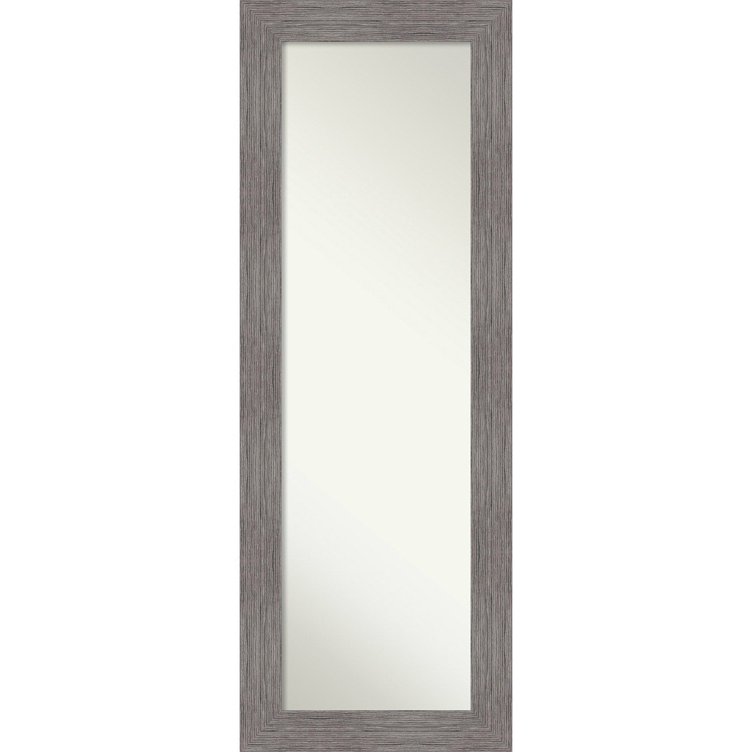 Pinstripe Plank Grey On The Door Mirror Full Length Mirror