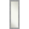 Vista Brushed Nickel On The Door Mirror Full Length Mirror