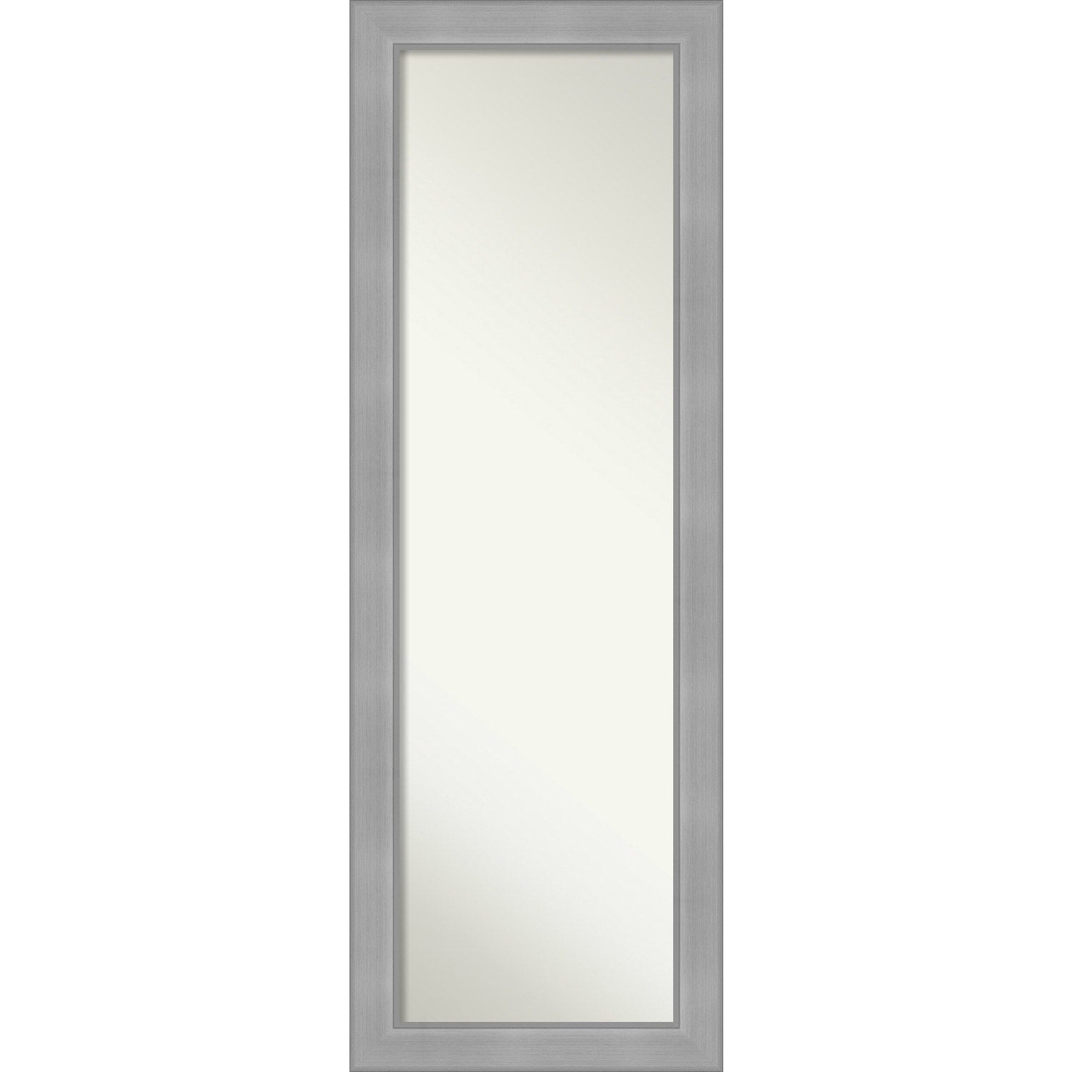 Vista Brushed Nickel On The Door Mirror Full Length Mirror