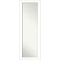 Wedge White On The Door Mirror Full Length Mirror Wedge White