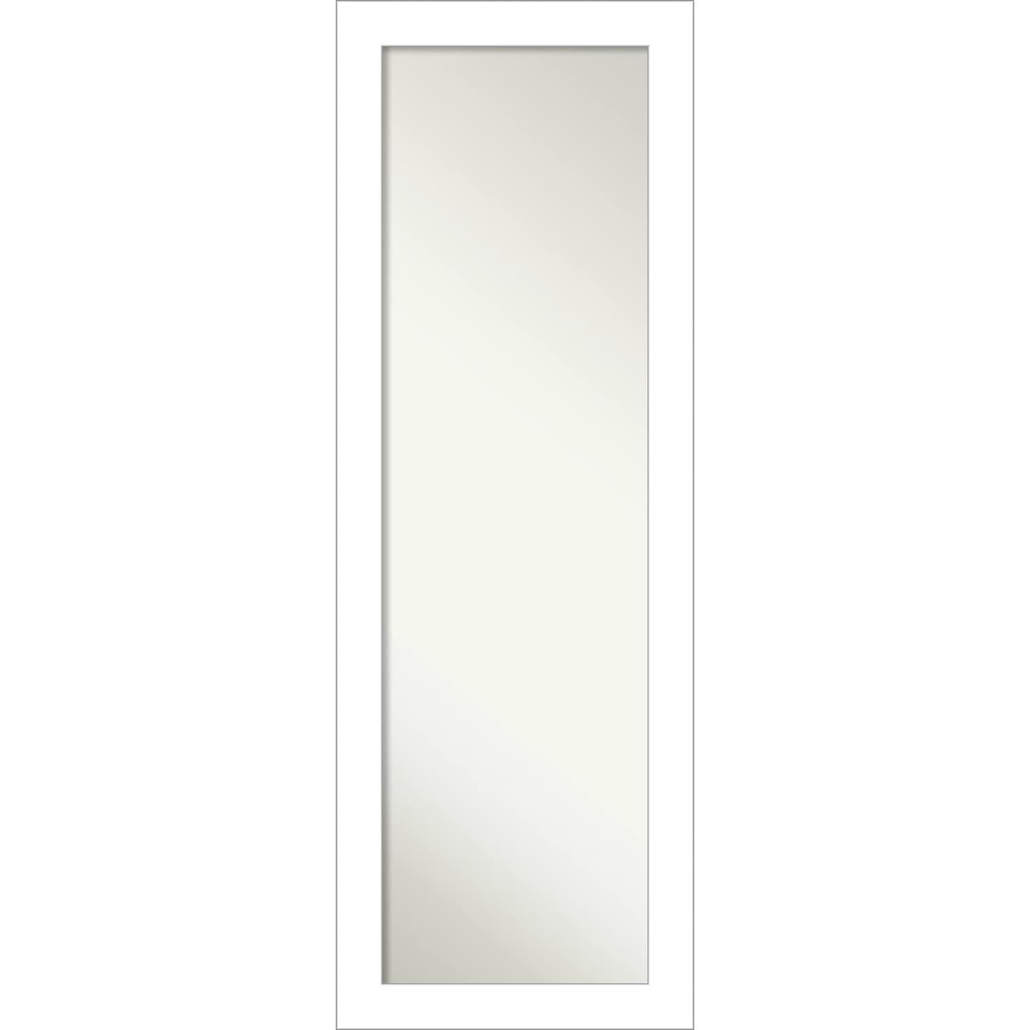 Wedge White On The Door Mirror Full Length Mirror Wedge White