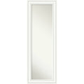 On The Door Full Length Wall Mirror Craftsman White 19 X 53 Inch 52.88 X 18.88 X 0.889 Inches Deep