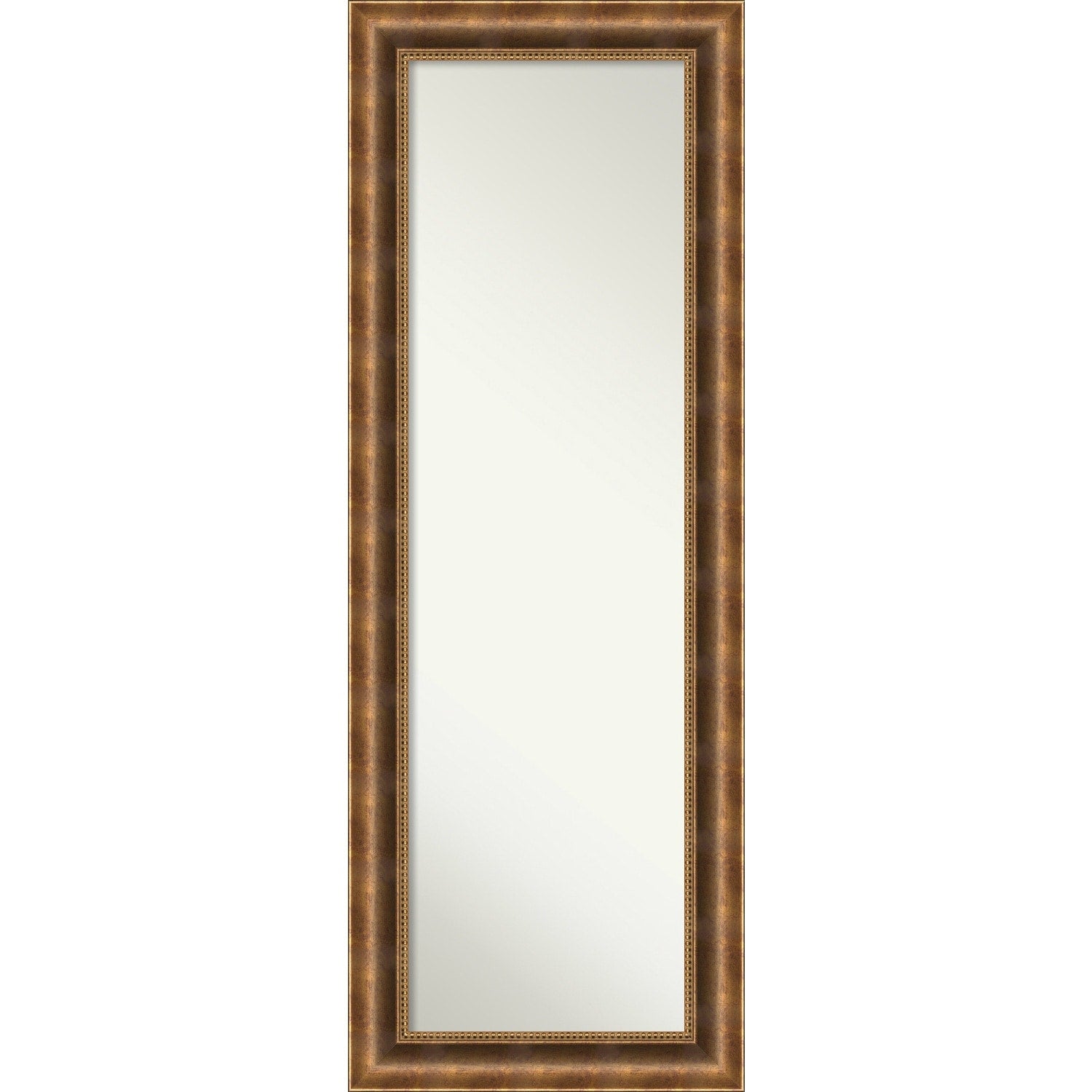 On The Door Full Length Wall Mirror Manhattan Bronze 20 X 54 Inch Red 53.38 X 19.38 X 1.098 Inches Deep