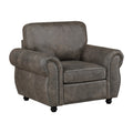 Nook 45 Microfiber Living Room Chair With Solid Rubberwood Legs