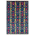 Noori Rug Fine Chobi Basan Charcoal Blue Rug 42 X 64