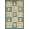 Noori Rug Fine Chobi Heidi Blue Ivory Rug 41 X 62