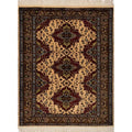 Noori Rug Karghi Cidem Ivory Purple Rug 40 X 52