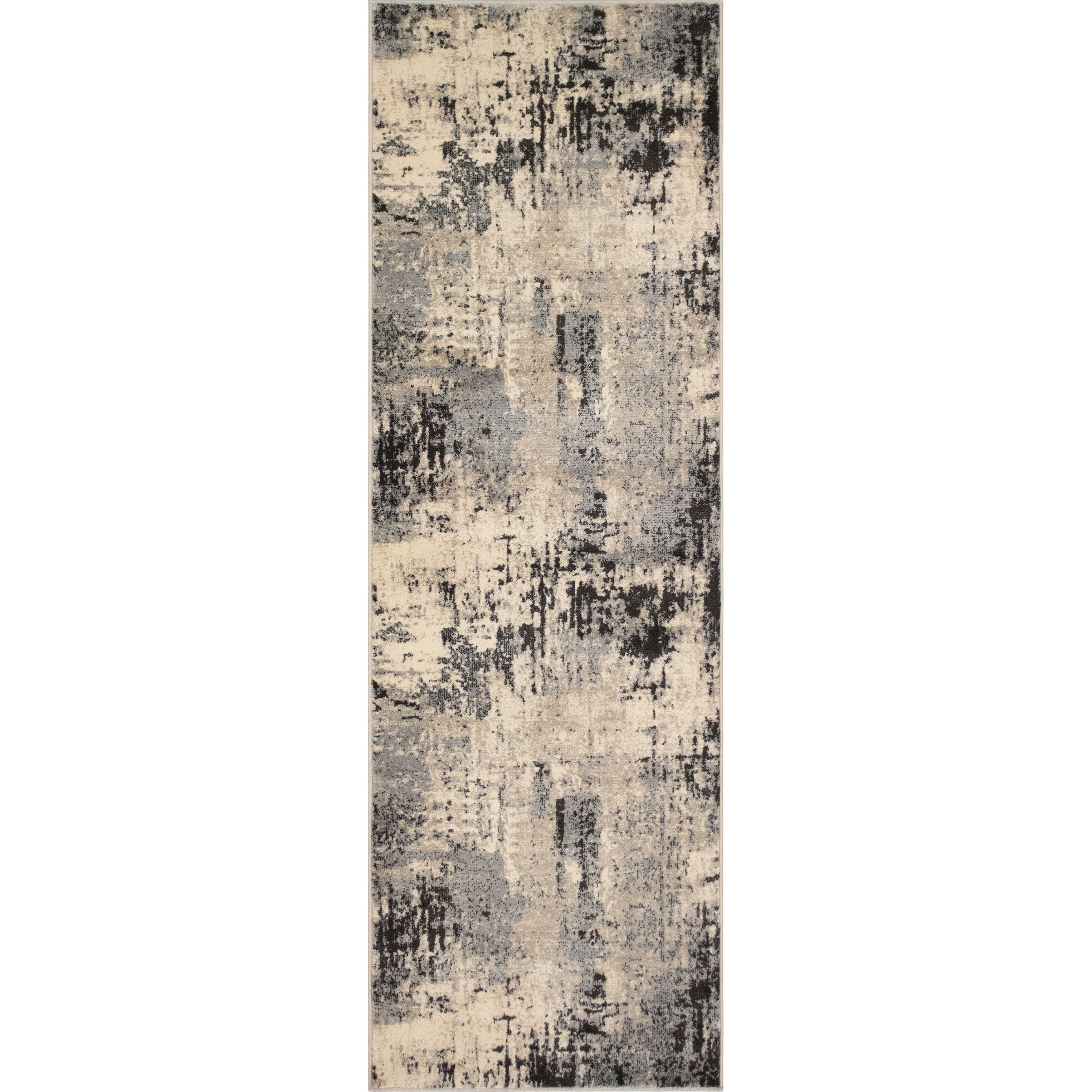 Strick Bolton Marston Beige Navy Area Rug