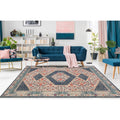 Noori Rug Low Pile Rivaj Blue Grey Rug