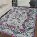 Noori Rug High Low Westfield Silver Pink Rug
