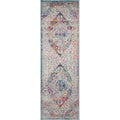 Porch Den Gerrish Silver Teal Green High Low Area Rug