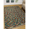 Noori Rug Winchester Kilim Firth Charcoal Rust Rug 50 X 67