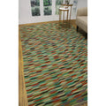 Noori Rug Winchester Kilim Mamoun Green Rust Rug 68 X 911