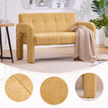 Nordic Modern Double Armchair Compact Upholstered Sofa Leisure Sofa Comfortable Seating With Dual Armrests Can Be Paired